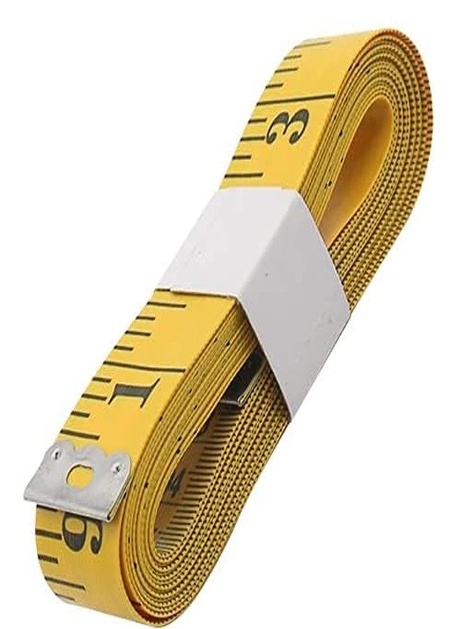 Dhruv Crafts Sewing Measuring Ruler Tape, Body Measuring Ruler Sewing Cloth Tailor Measurement Tape (Multicolored, Pack of 2) - Image 1